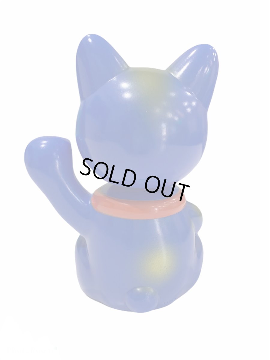 画像4: [キャンセル分] BOBBLING HEAD LUCKY CAT FULL COLOR BLUE Ver.[名入れサービス] (4)