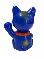 画像4: [キャンセル分] BOBBLING HEAD LUCKY CAT FULL COLOR BLUE Ver.[名入れサービス] (4)