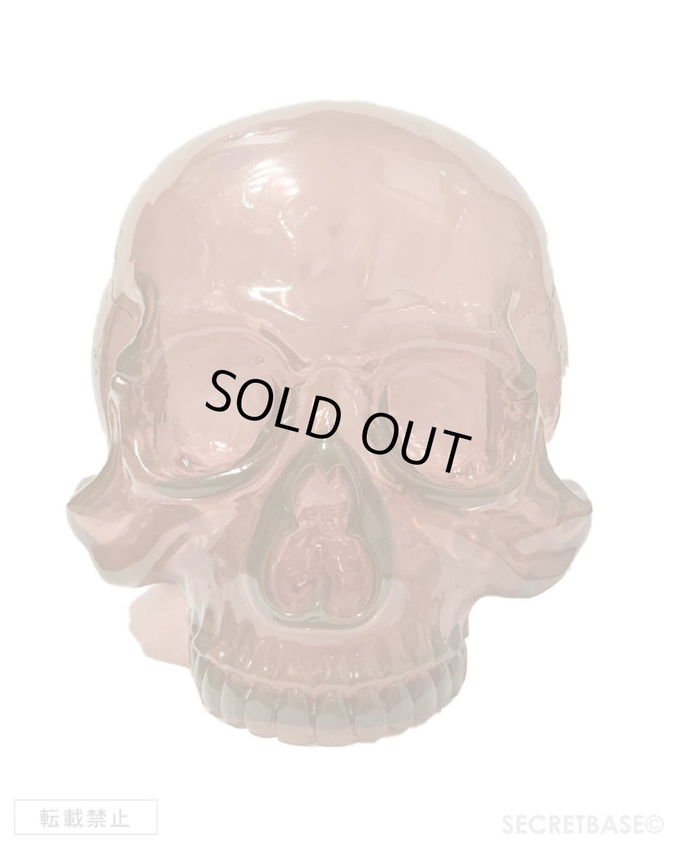 画像2: 1/1 SKULL HEAD CLEAR REDDISH BROWN  (2)