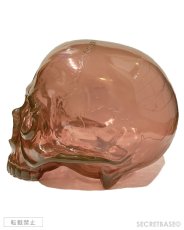 画像4: 1/1 SKULL HEAD CLEAR REDDISH BROWN  (4)