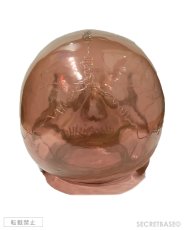 画像3: 1/1 SKULL HEAD CLEAR REDDISH BROWN  (3)