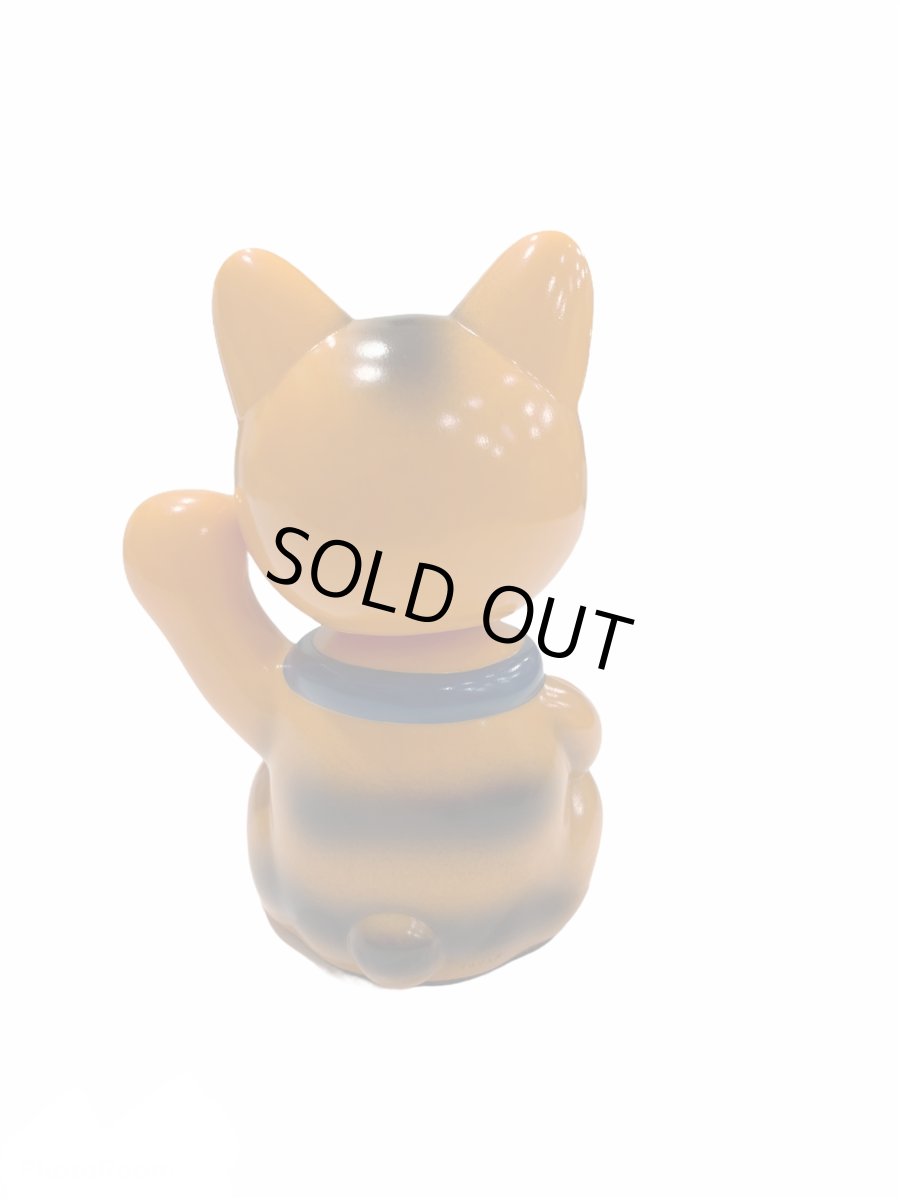 画像3:  BOBBLING HEAD LUCKY CAT FULL COLOR ORANGE Ver.[名入れサービス] (3)