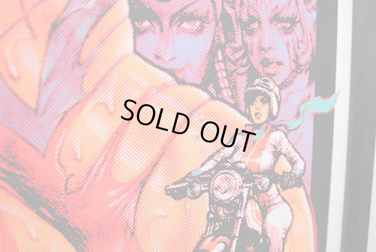 画像4: CHSP-03B CUTIE HONEY x Rockin'Jelly Bean" x 36 project x SECRETBASE silk screen print 専用木製フレーム付き (4)