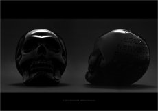 画像2: HASADHU SHINGON SKULL No.02 BLACK (2)