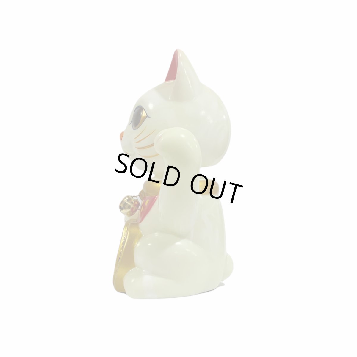 画像2: BOBBLING HEAD LUCKY CAT FULL COLOR MARBLE GLOW WHITE Ver.[名入れサービス] (2)
