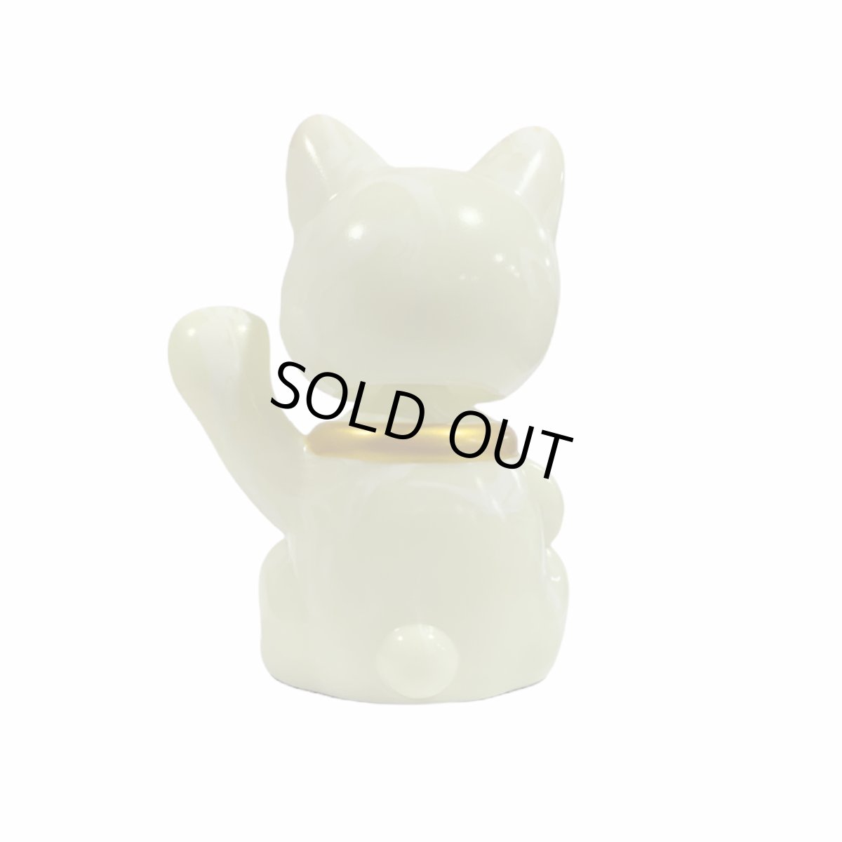 画像3: BOBBLING HEAD LUCKY CAT FULL COLOR MARBLE GLOW WHITE Ver.[名入れサービス] (3)