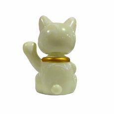 画像3: BOBBLING HEAD LUCKY CAT FULL COLOR MARBLE GLOW WHITE Ver.[名入れサービス] (3)