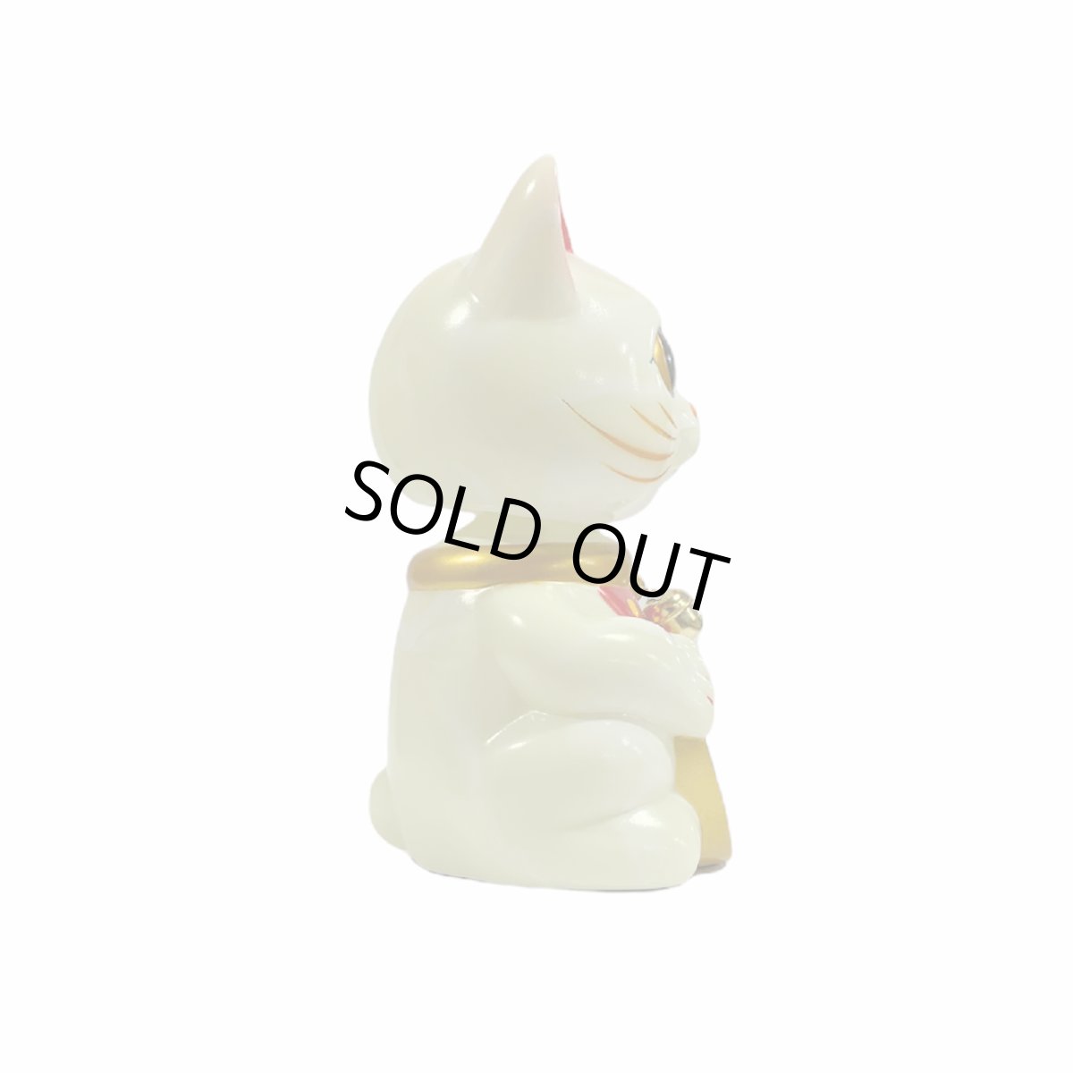 画像4: BOBBLING HEAD LUCKY CAT FULL COLOR MARBLE GLOW WHITE Ver.[名入れサービス] (4)