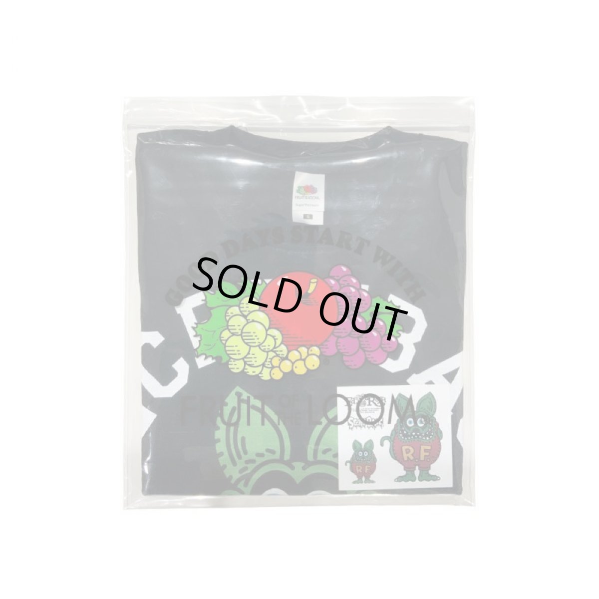 画像3: FRUIT OF THE LOOM x RAT FINK x SECRETBASE Original Designed T-shirts BLACK (3)