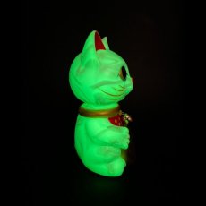 画像7: BOBBLING HEAD LUCKY CAT FULL COLOR MARBLE GLOW WHITE Ver.[名入れサービス] (7)