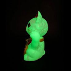 画像8: BOBBLING HEAD LUCKY CAT FULL COLOR MARBLE GLOW WHITE Ver.[名入れサービス] (8)