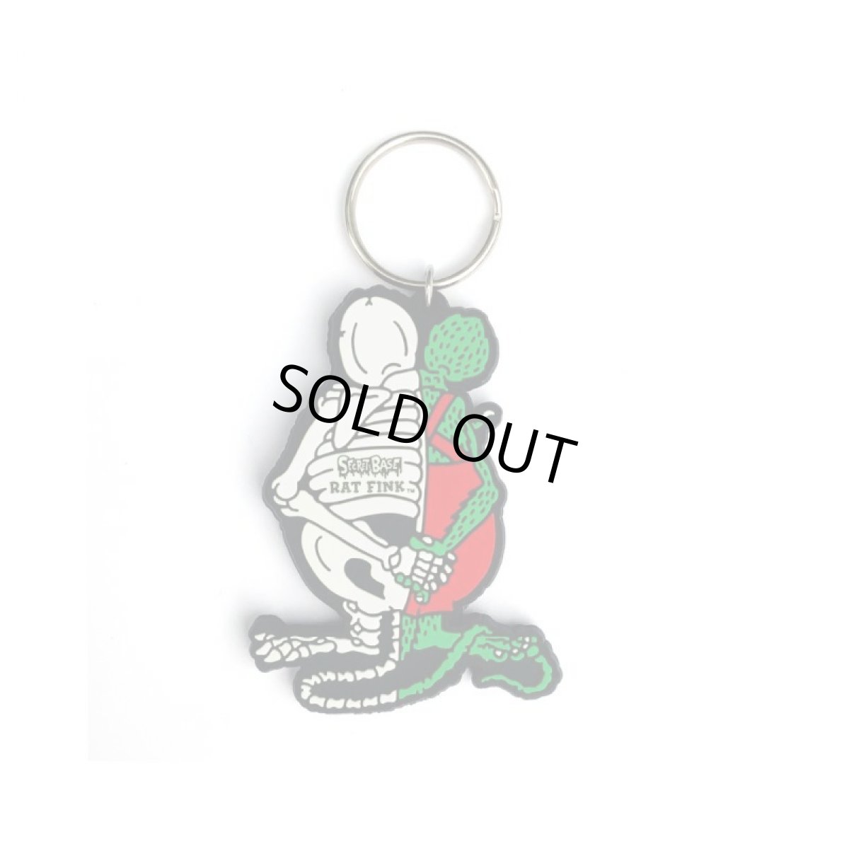 画像2: X-RAY RAT FINK RUBBER KEY HOLDER  (2)