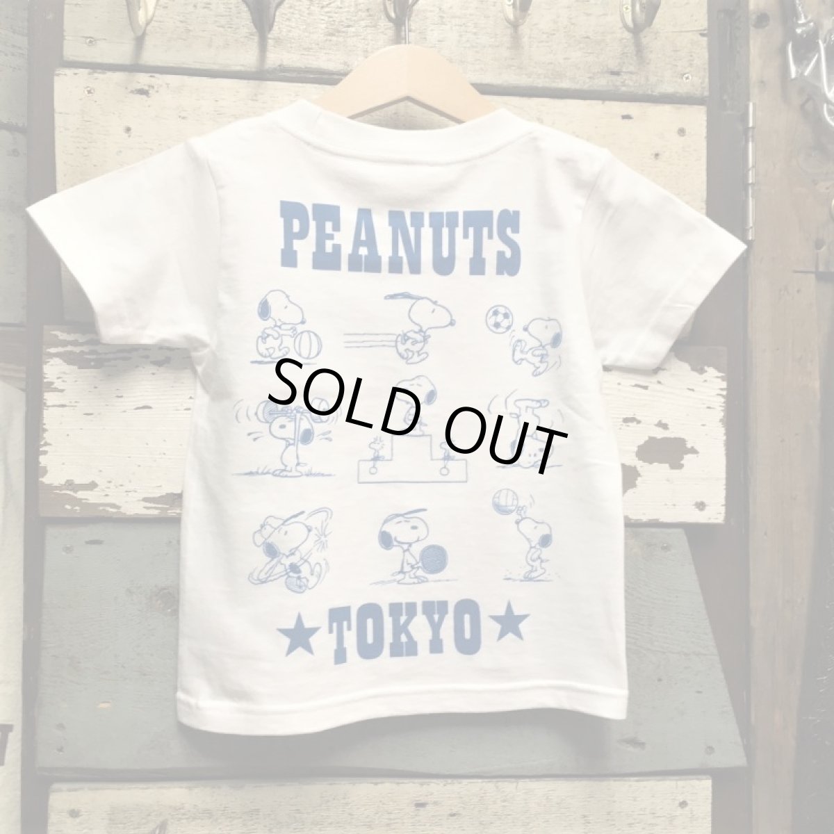 画像1: KIDS BUDDY 別注 PEANUTS スヌーピー キッズ Tシャツ WORLD CHAMPIONSHIP TOKYO (1)