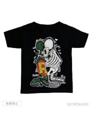 画像1: RAT FINK x SECRETBASE Original X-Ray Kid's T-shirts BLACK (1)