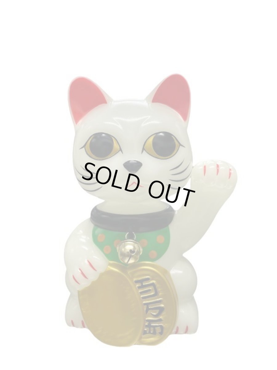 画像1: BOBBLING HEAD LUCKY CAT FULL COLOR G.I.D Ver.[名入れサービス] (1)