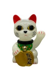 画像1: BOBBLING HEAD LUCKY CAT FULL COLOR G.I.D Ver.[名入れサービス] (1)