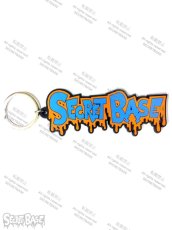 画像1: SB LOGO RUBBER KEY HOLDER Orange (1)