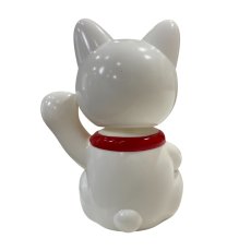 画像2: BOBBING HEAD LUCKY CAT FULL COLOR White Ver.[名入れサービス] (2)