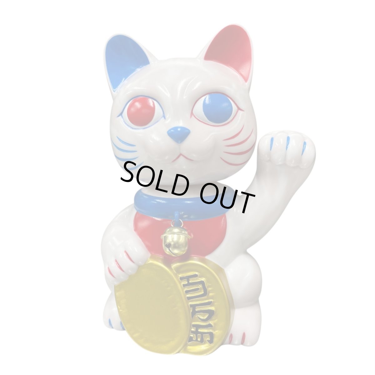 画像1: BOBBING HEAD LUCKY CAT FULL COLOR Marble  Lavender Ver.[名入れサービス] (1)