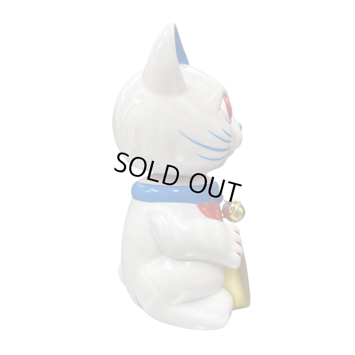 画像2: BOBBING HEAD LUCKY CAT FULL COLOR Marble  Lavender Ver.[名入れサービス] (2)