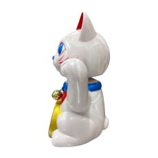 画像3: BOBBING HEAD LUCKY CAT FULL COLOR Marble  Lavender Ver.[名入れサービス] (3)