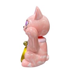 画像3: BOBBING HEAD LUCKY CAT FULL COLOR Marble PINK Ver.[名入れサービス] (3)