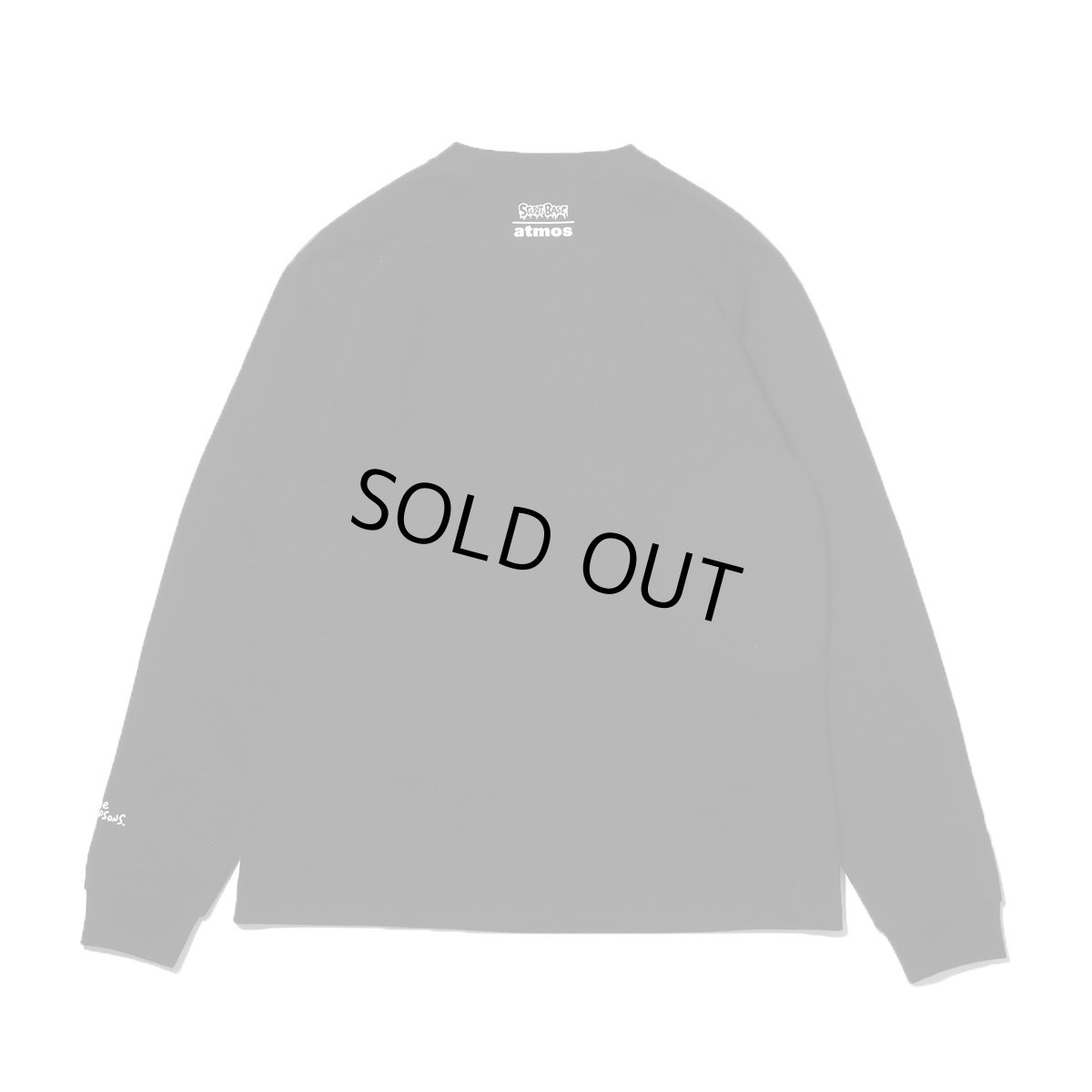 画像2: THE SIMPSONS x SECRET BASE x atmos BART EMBROIDERY POCKET LS TEE BLACK (2)