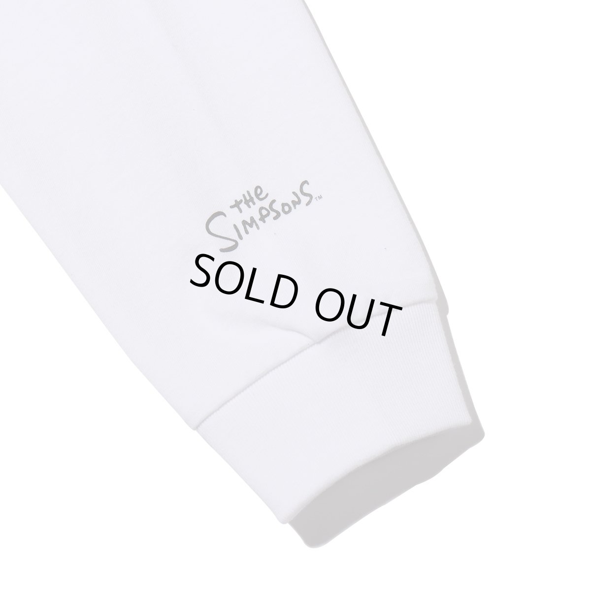 画像5: THE SIMPSONS x SECRET BASE x atmos BART EMBROIDERY POCKET LS TEE WHITE (5)