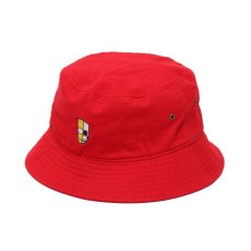 画像1: THE SIMPSONS x SECRET BASE x atmos BART BUCKET HAT RED (1)