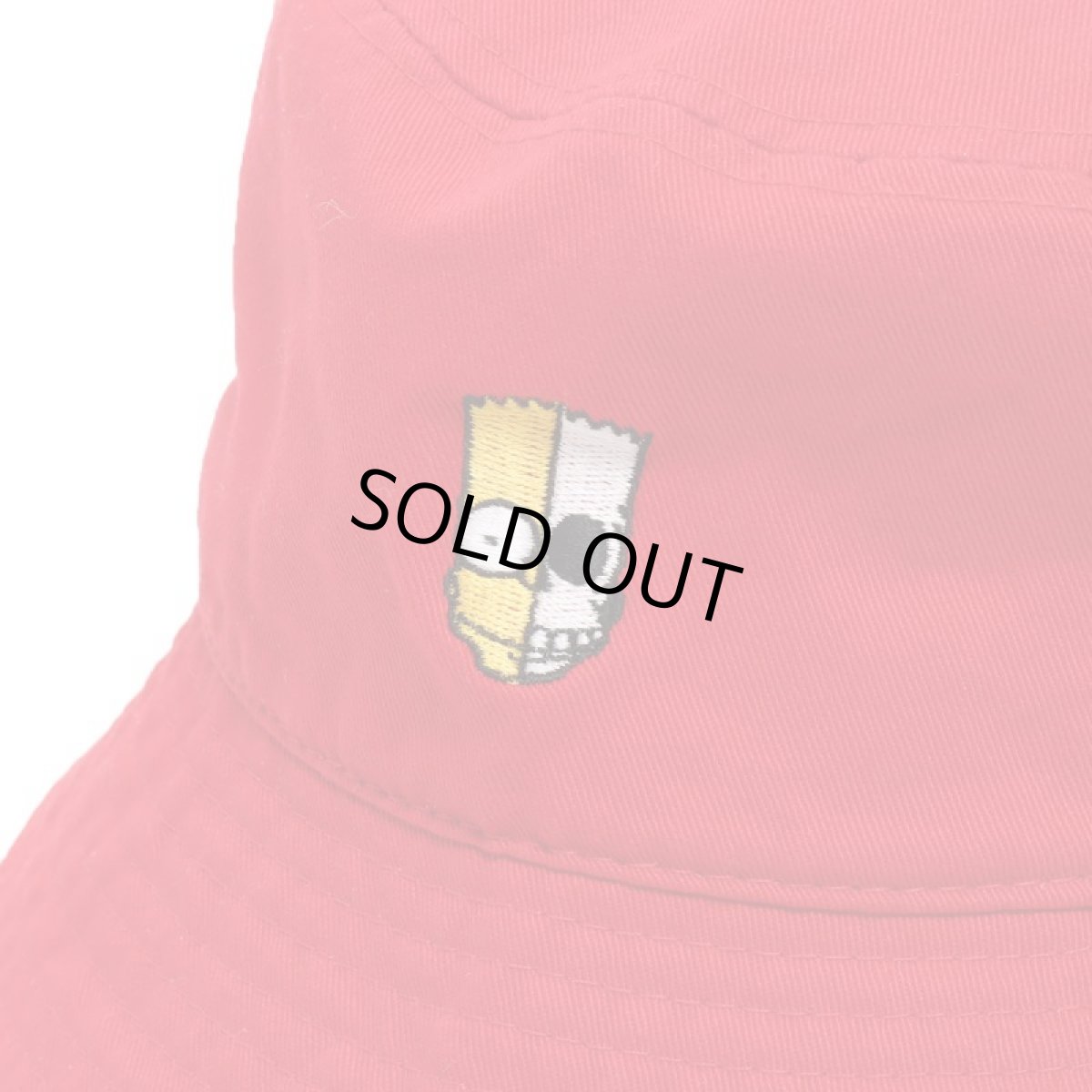 画像3: THE SIMPSONS x SECRET BASE x atmos BART BUCKET HAT RED (3)