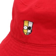 画像3: THE SIMPSONS x SECRET BASE x atmos BART BUCKET HAT RED (3)