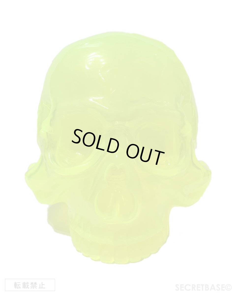 画像2: 1/1 SKULL HEAD CLEAR CLEAR NEON YELLOW (2)