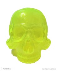 画像2: 1/1 SKULL HEAD CLEAR CLEAR NEON YELLOW (2)