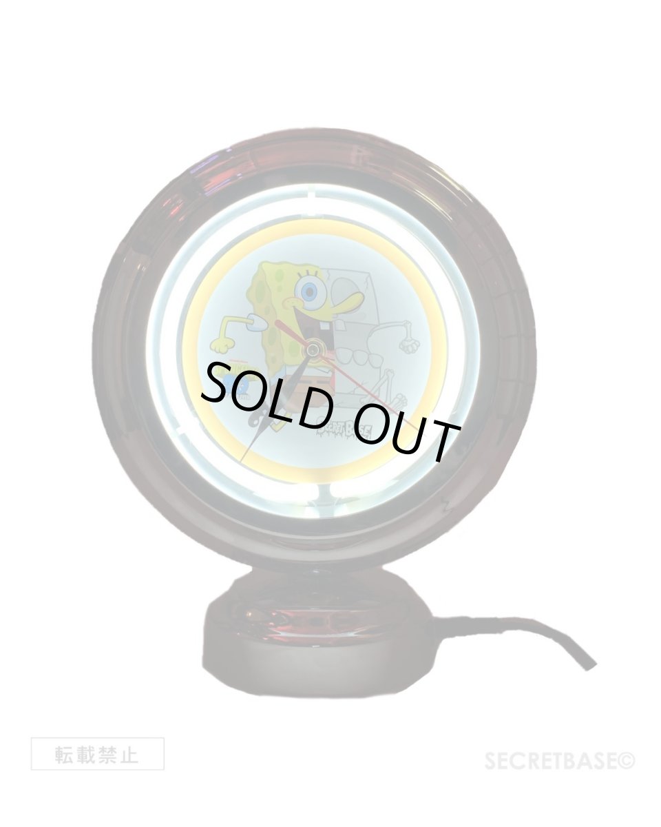 画像3: SECRETBASE ORIGINAL X-RAY SPONGEBOB NEON CLOCK (3)
