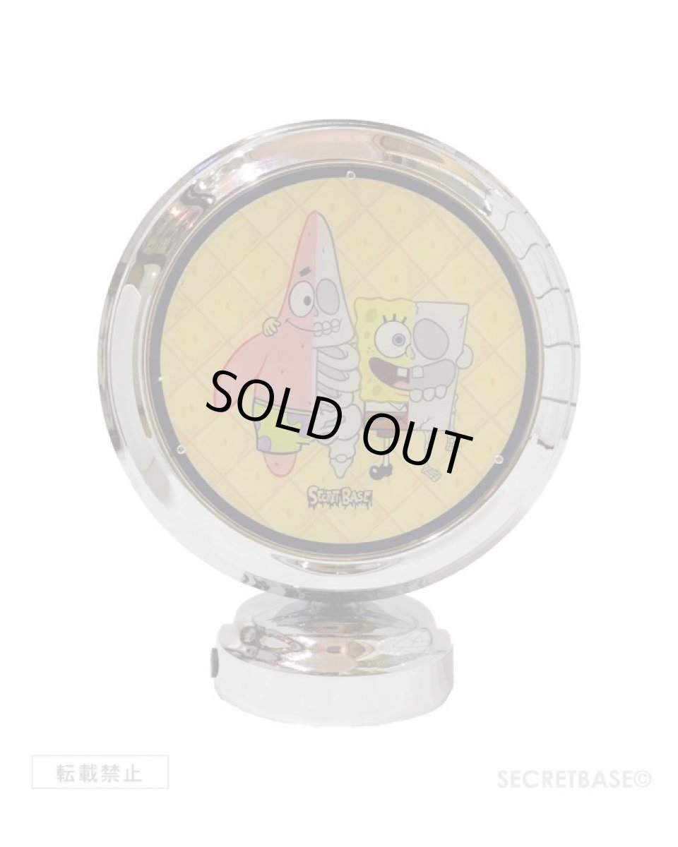 画像2: SECRETBASE ORIGINAL X-RAY SPONGEBOB & PATRICK NEON CLOCK (2)