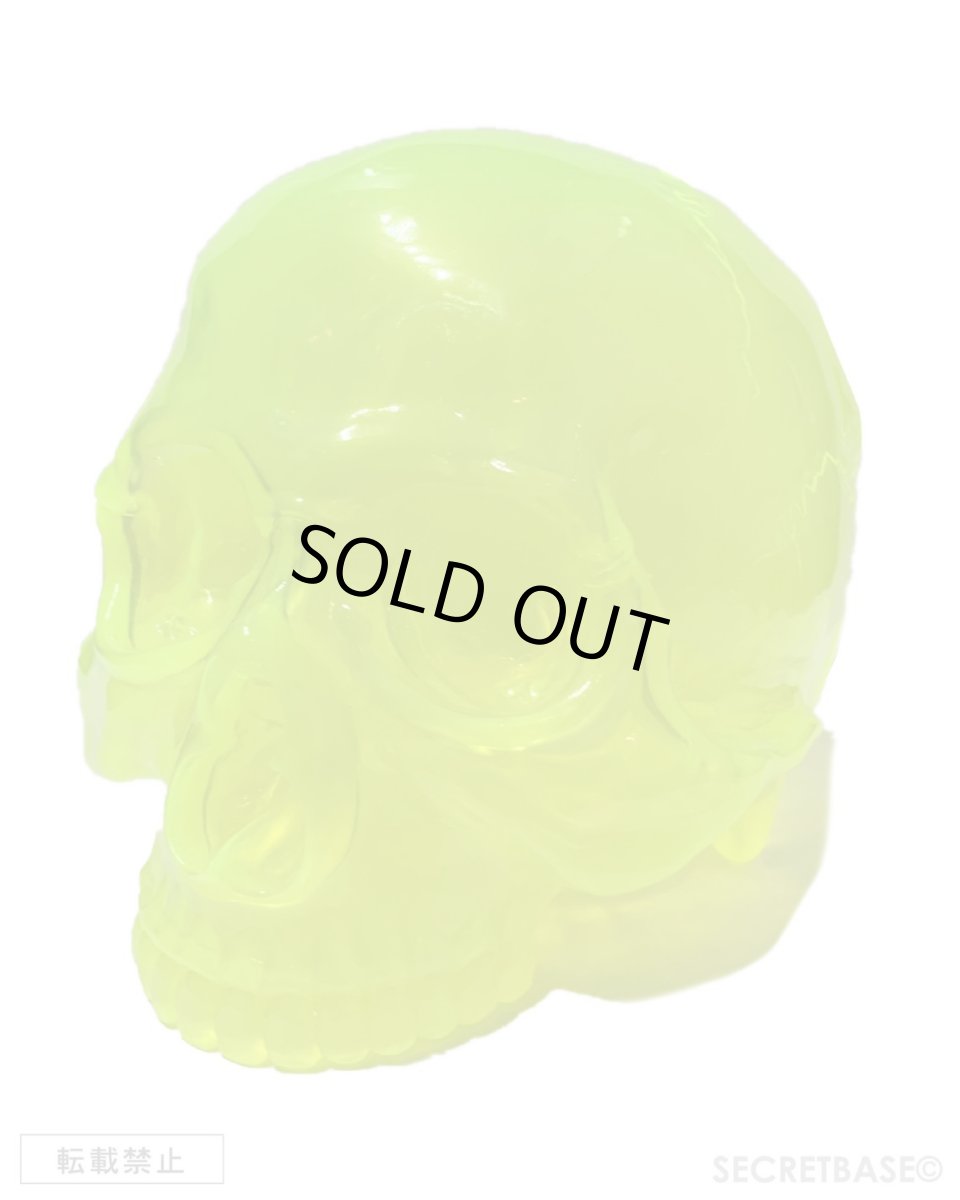 画像1: 1/1 SKULL HEAD CLEAR CLEAR NEON YELLOW (1)