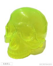 画像1: 1/1 SKULL HEAD CLEAR CLEAR NEON YELLOW (1)