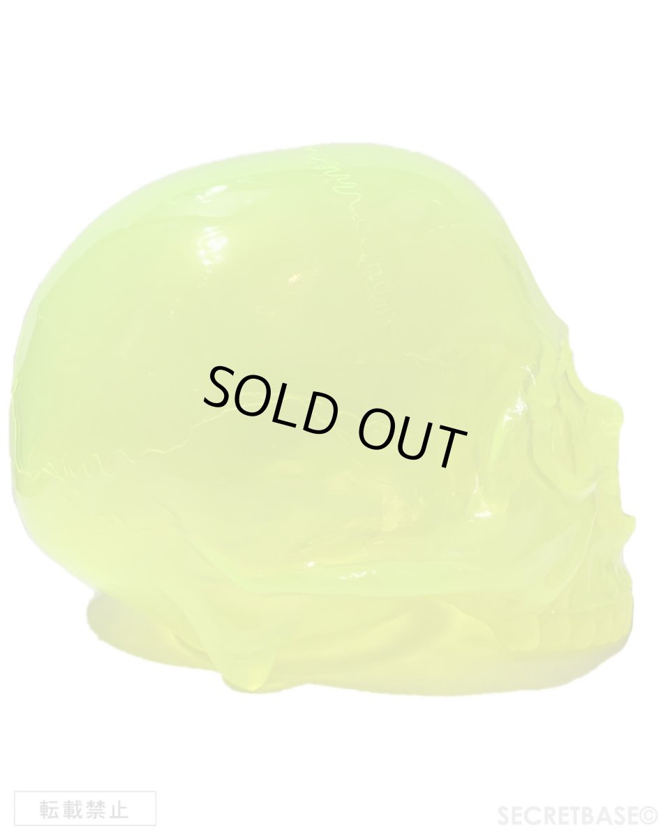 画像3: 1/1 SKULL HEAD CLEAR CLEAR NEON YELLOW (3)