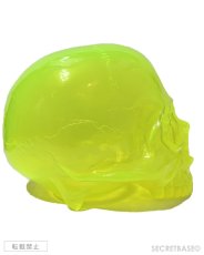 画像3: 1/1 SKULL HEAD CLEAR CLEAR NEON YELLOW (3)