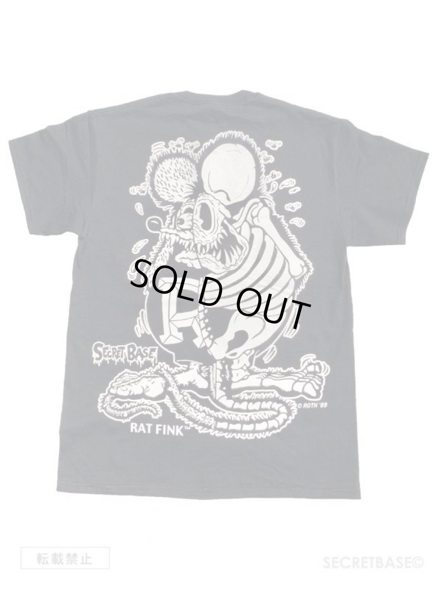 画像2: RAT FINK x SECRETBASE POCKET T-SHIRTS BLACK (2)