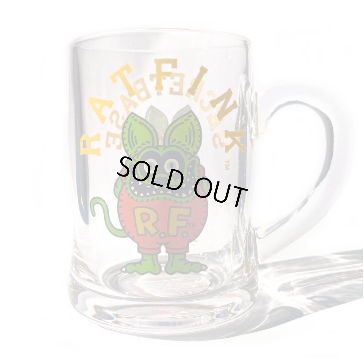 画像1: ORIGINAL RAT FINK GLASS MUG (1)