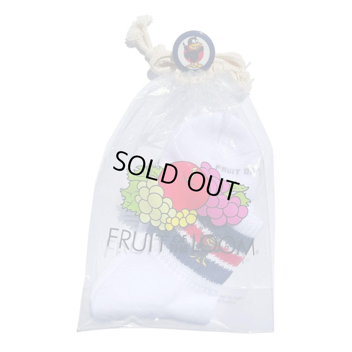 画像4: [FRUIT OF THE LOOM ] CUSTOM 八咫烏  SOCKS [SHORT / NAVY]  (4)