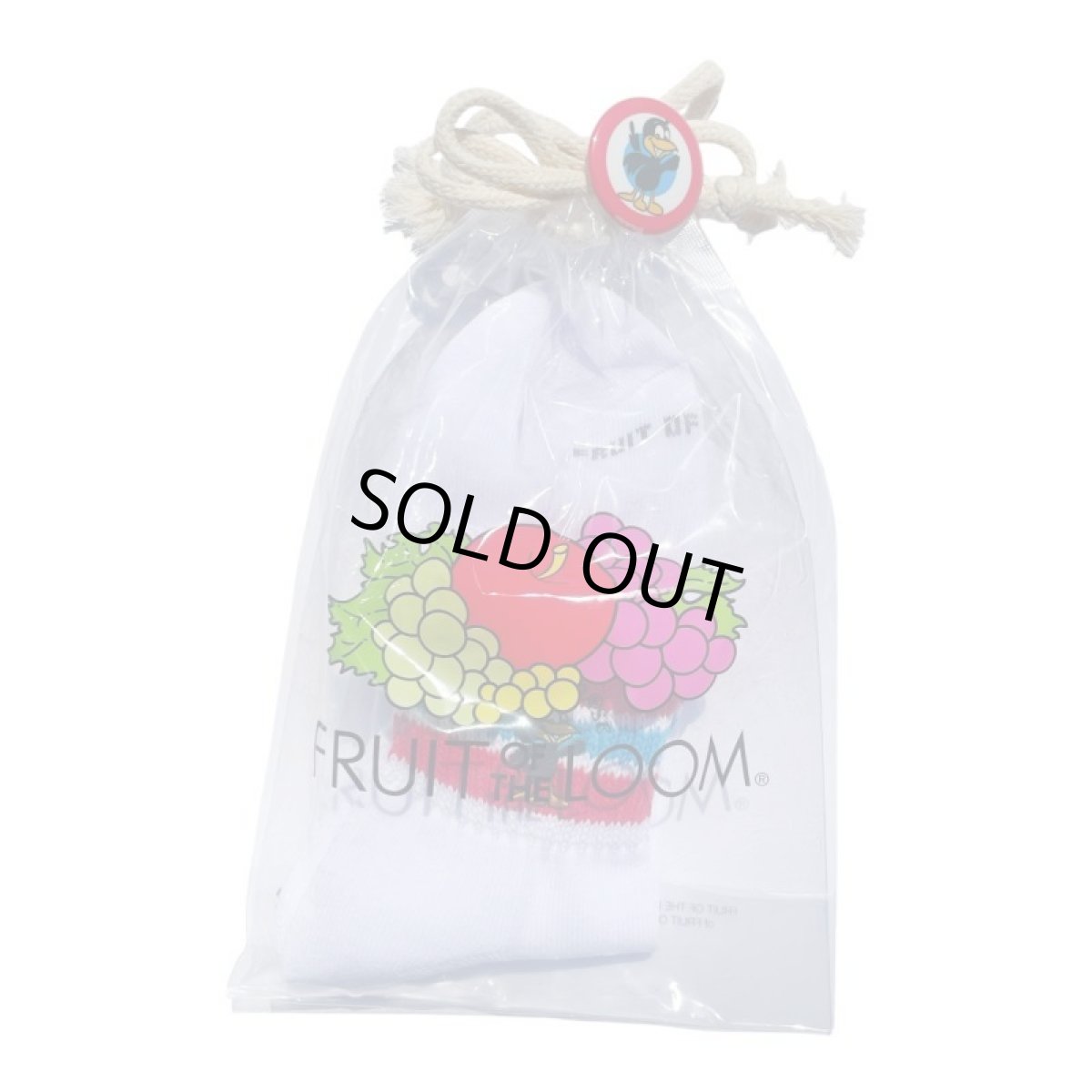 画像4: [FRUIT OF THE LOOM ] CUSTOM 八咫烏  SOCKS [SHORT / RED]  (4)