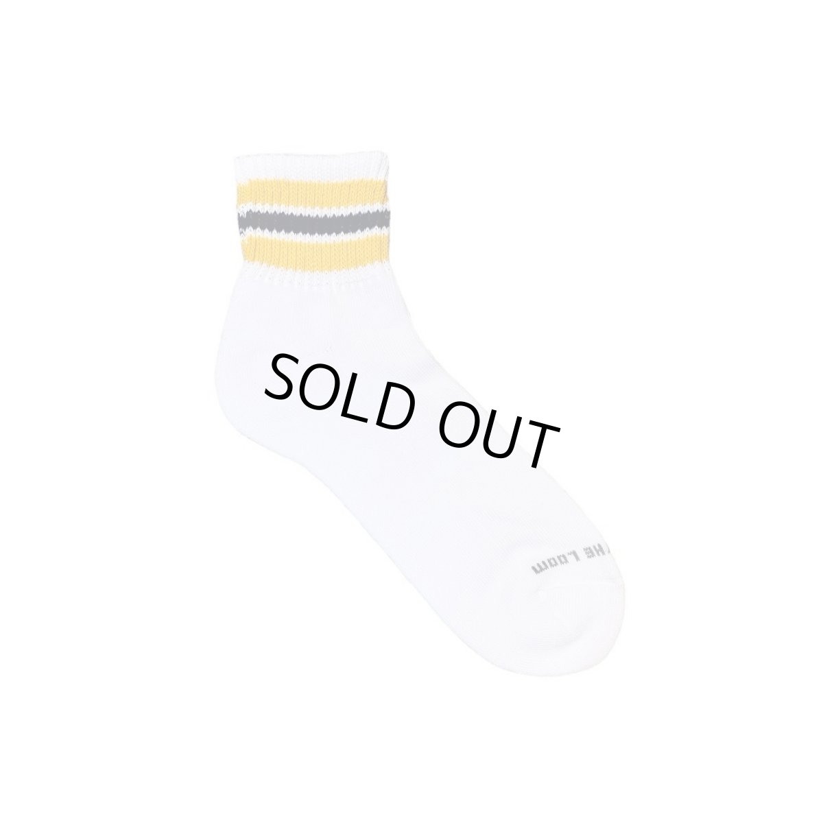 画像3: [FRUIT OF THE LOOM ] CUSTOM 八咫烏  SOCKS [SHORT / YELLOW]  (3)