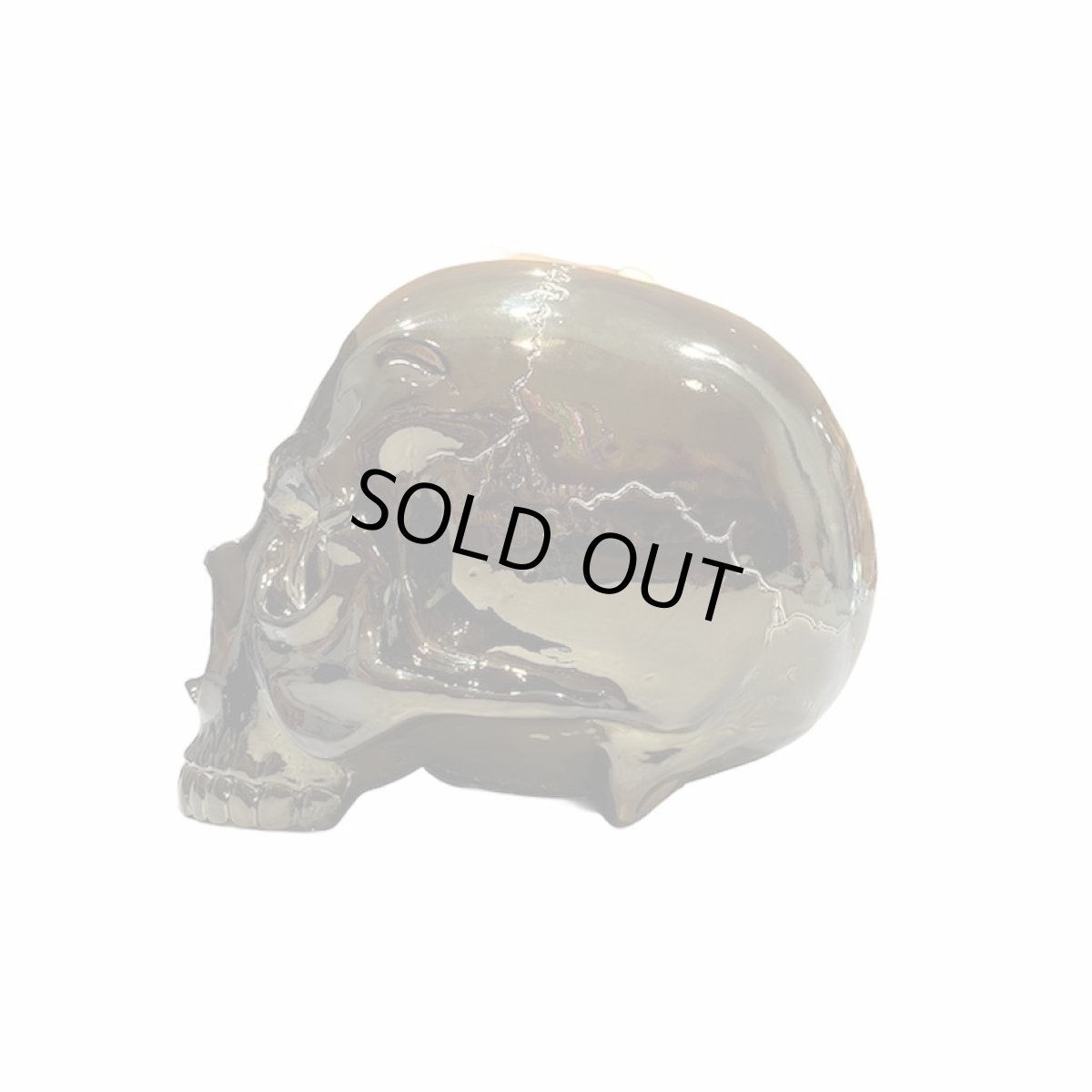 画像3: 1/1 SKULL HEAD CHROME DARK GREEN Ver. (3)