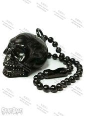 画像1: PORNO SKULL KEY CHAIN black (1)