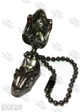 画像2: PORNO SKULL KEY CHAIN black (2)