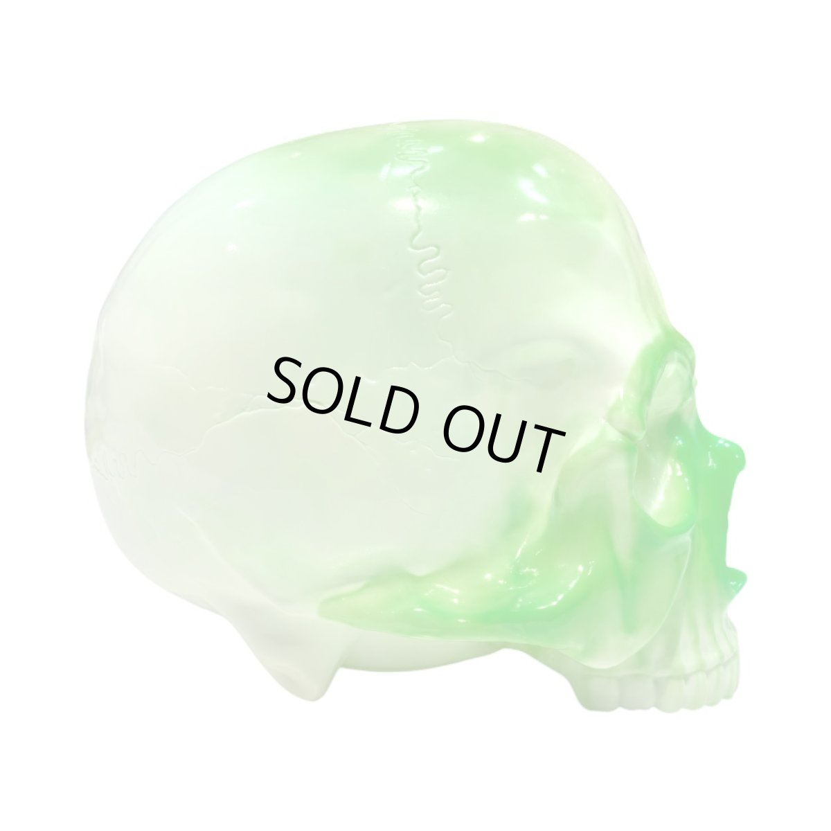画像3: 1/1 SKULL HEAD MARBLE GREEN / WHITE (3)