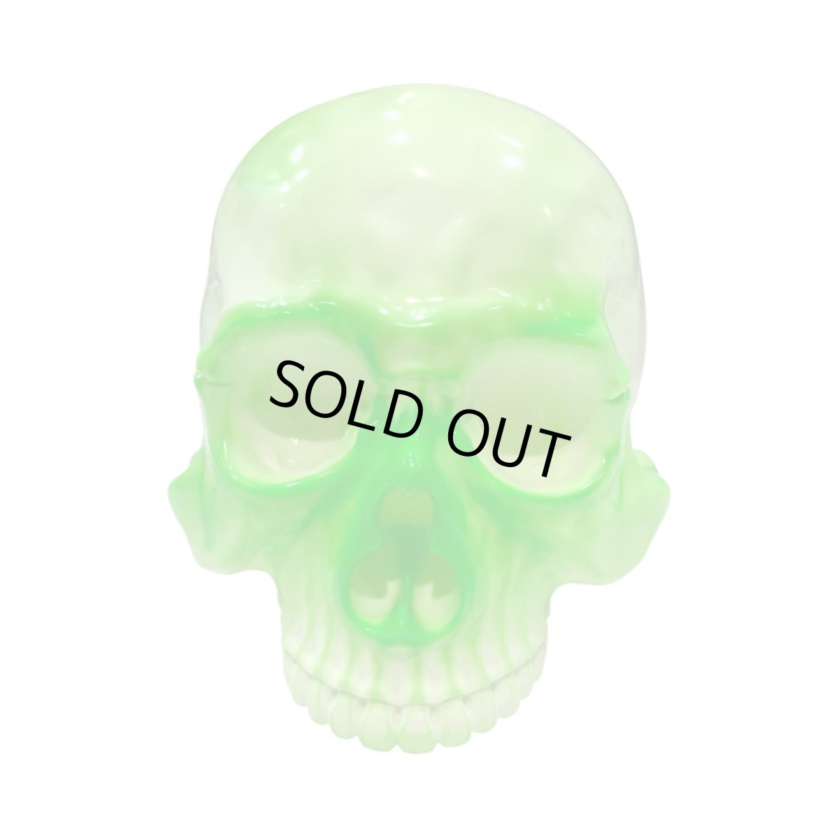 画像1: 1/1 SKULL HEAD MARBLE GREEN / WHITE (1)