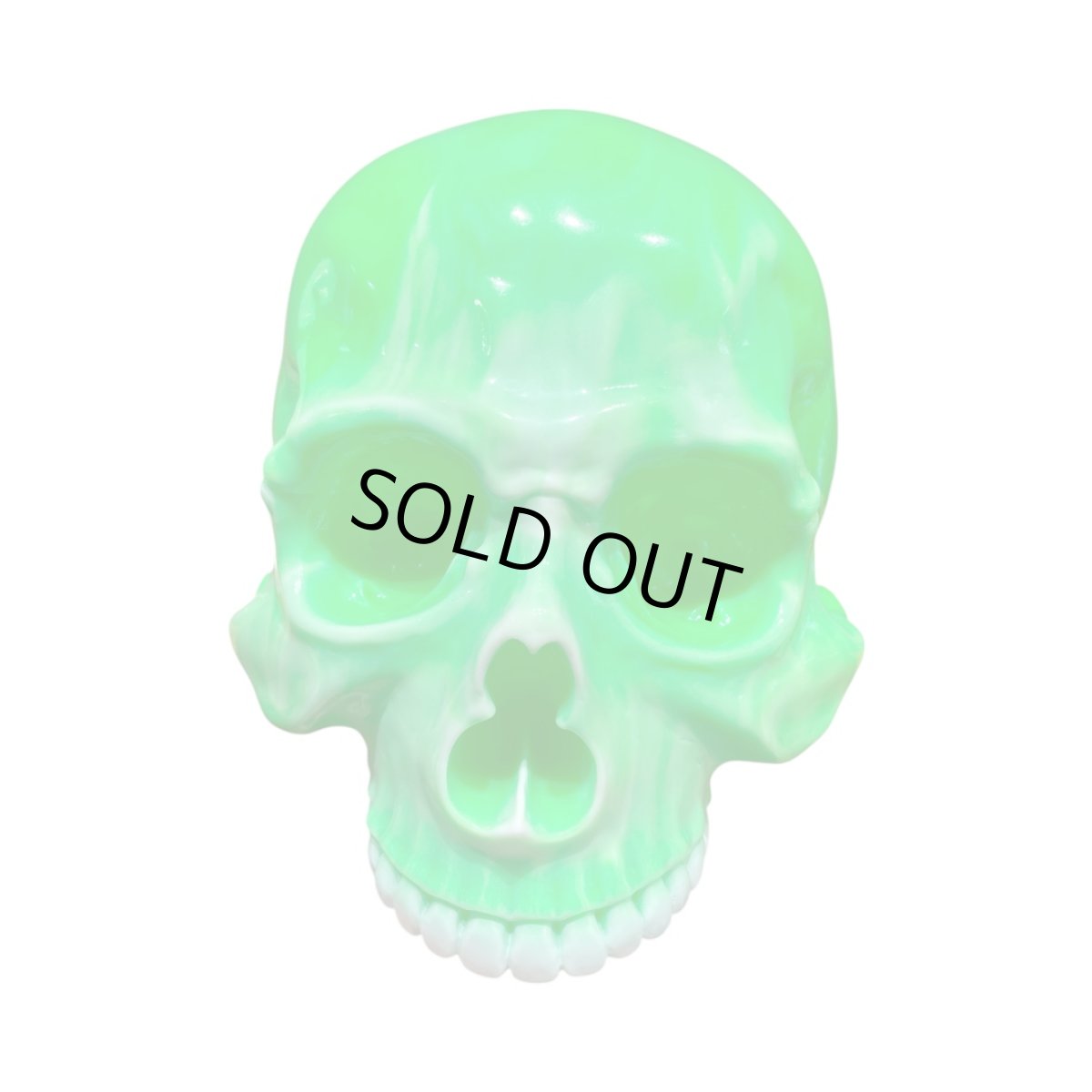画像6: 1/1 SKULL HEAD MARBLE GREEN / WHITE (6)